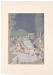 Sur l_herbe, Illustrations pour l’édition des « fêtes galantes » de Paul Verlaine – Paris, Piazza, 1928, George Barbier